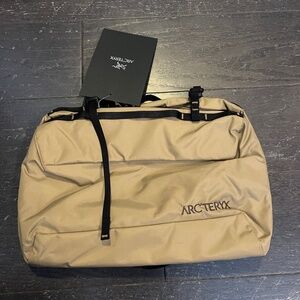 BNWT RARE Arcteryx index gear organizer in canvas brown HTF